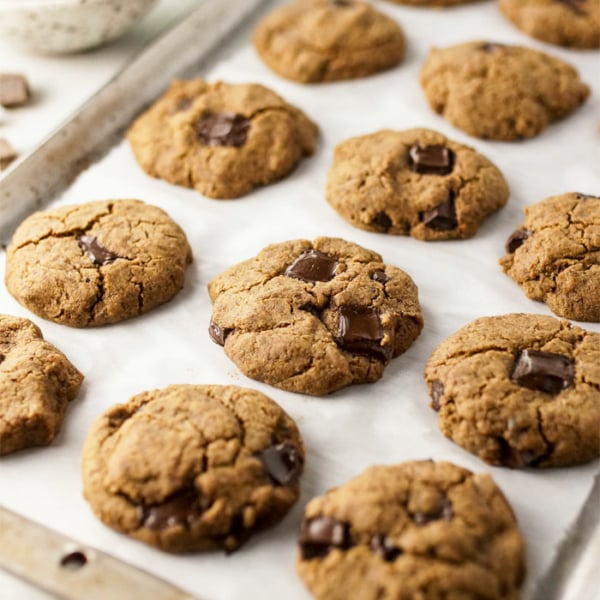 Easy Vegan Buckwheat Chocolate Chip Cookies - Detoxinista