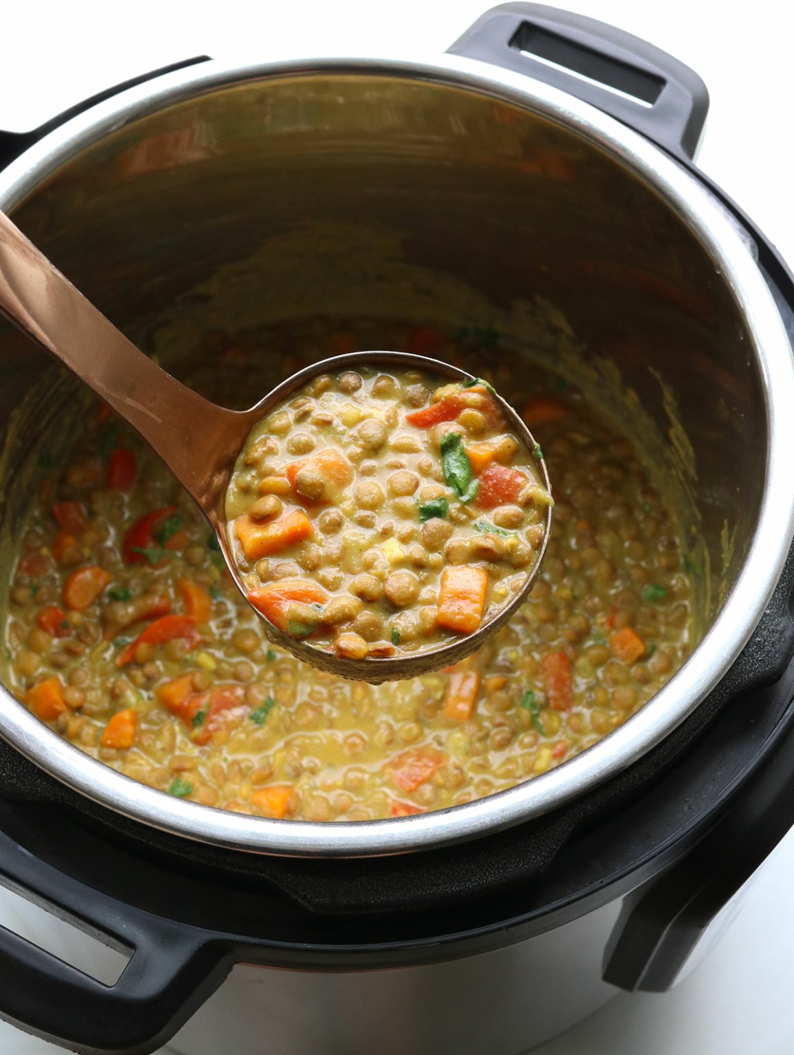 Instant Pot Lentil Curry - Detoxinista