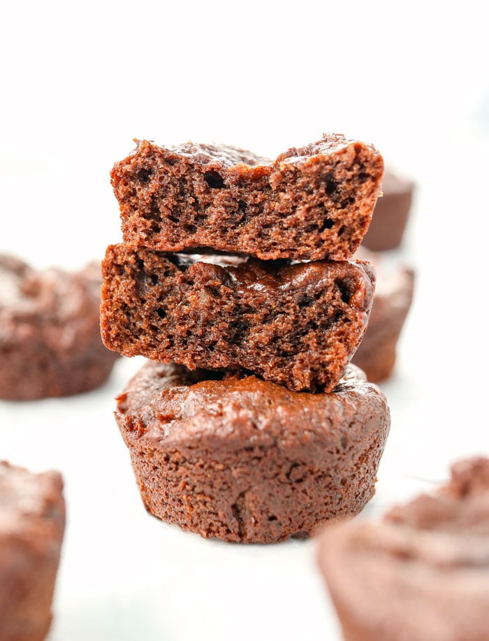 date brownies in stack