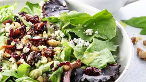 Summer Salad with Orange Basil Vinaigrette