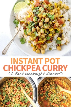 chickpea curry instant pot pin