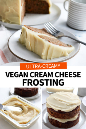 vegan cream cheese frosting pin