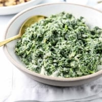 vegan creamed spinach recipe