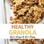 healthy granola Pinterest pin
