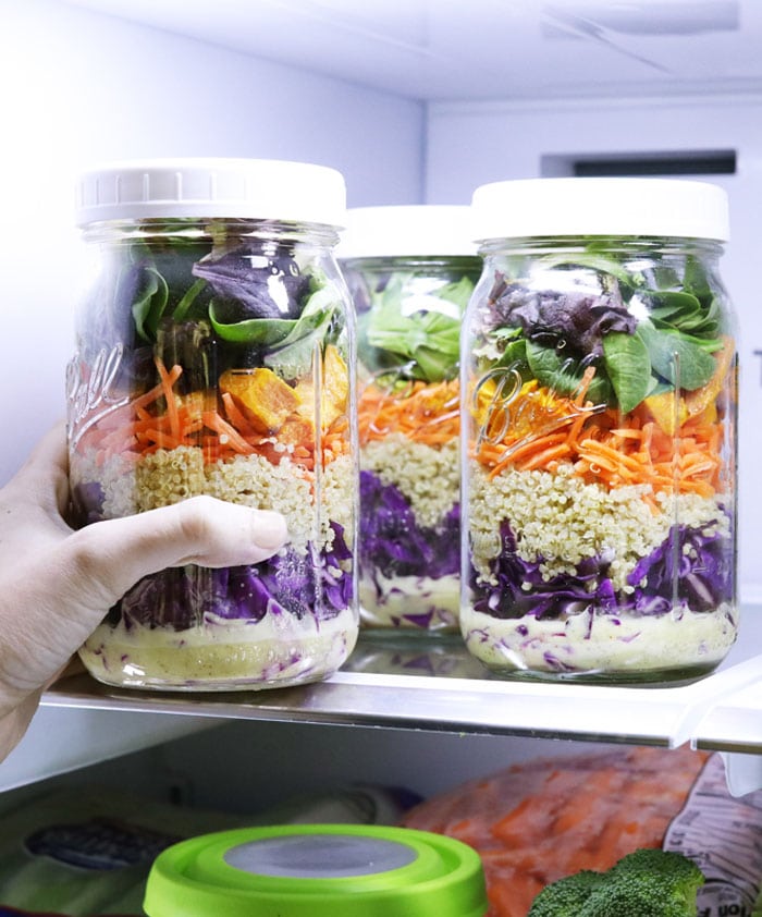 High Protein Salads in Jars for the Best Lunch