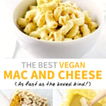 vegan mac and cheese pin