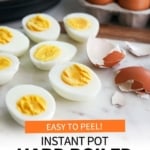 instant pot hard boiled eggs pin