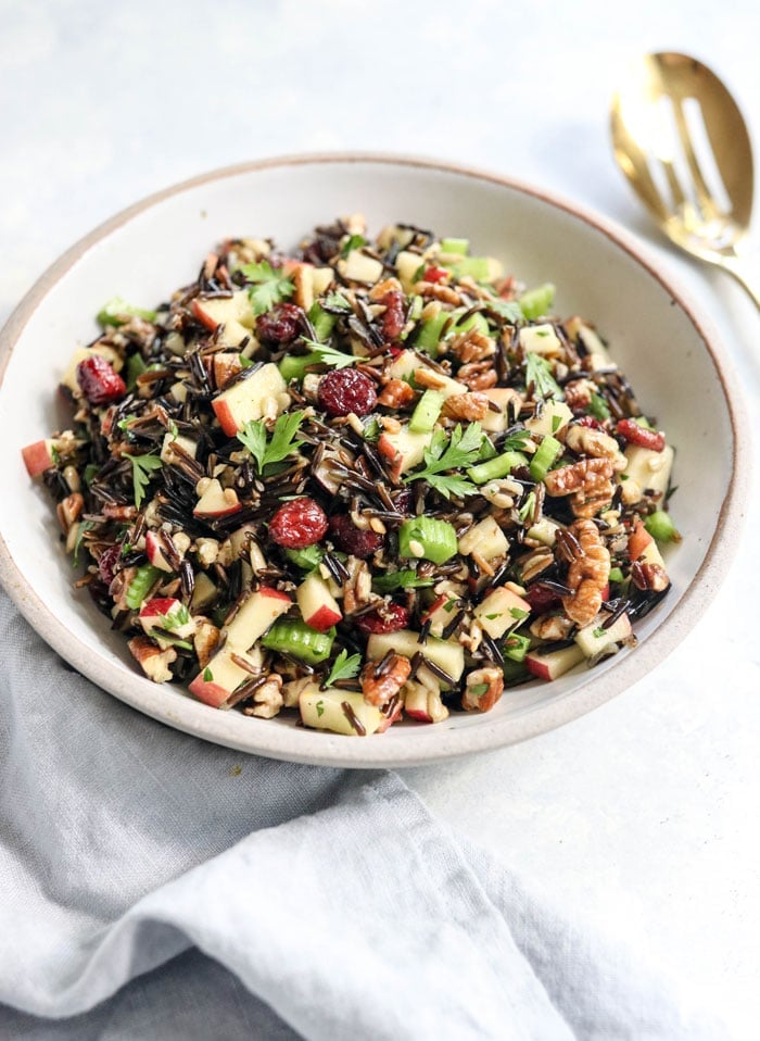 Wild Rice Salad with Orange Vinaigrette Detoxinista