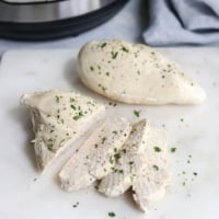 sliced chicken with instant pot