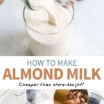 how to make almond milk pin