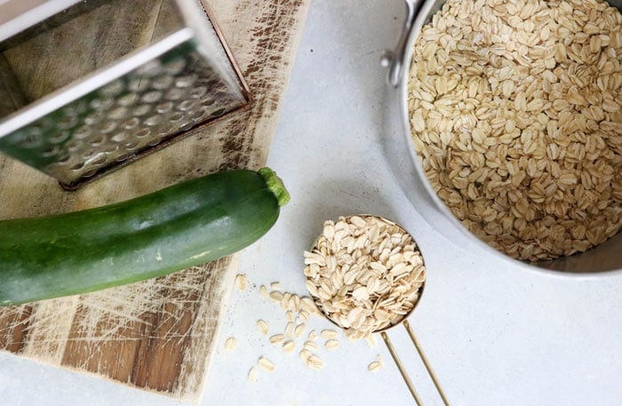 zucchini and rolled oats
