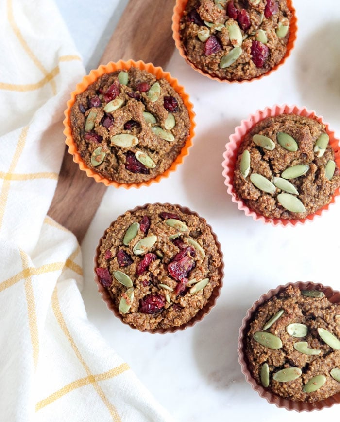 gluten free healthy pumpkin muffins