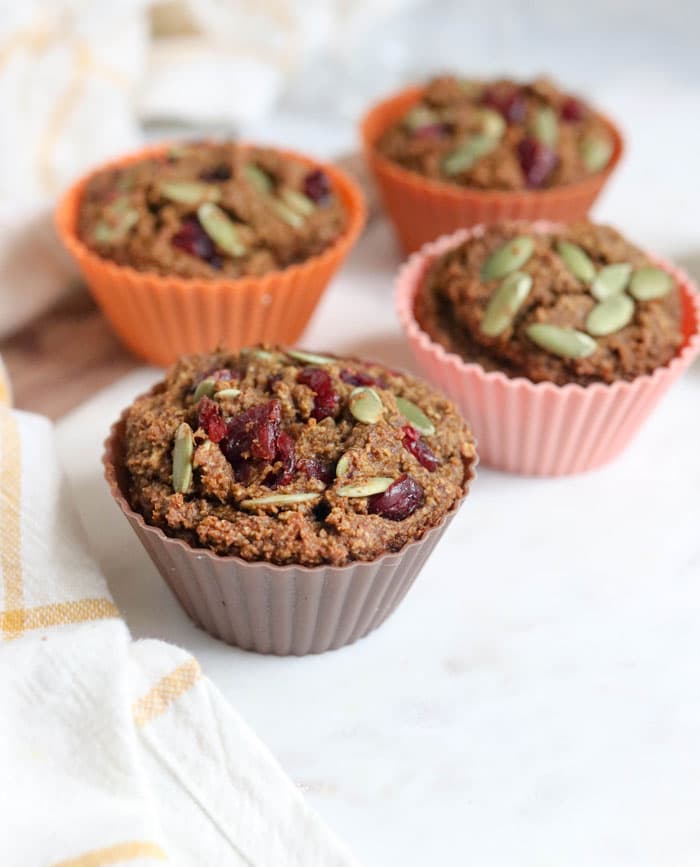 healthy pumpkin muffins fruit sweetened