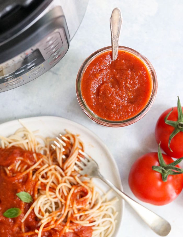 Instant pot spaghetti sauce from scratch sale