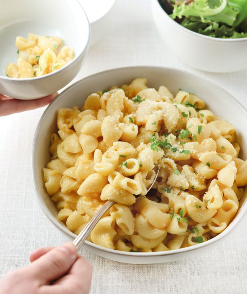 pressure cooker cauliflower mac and cheese