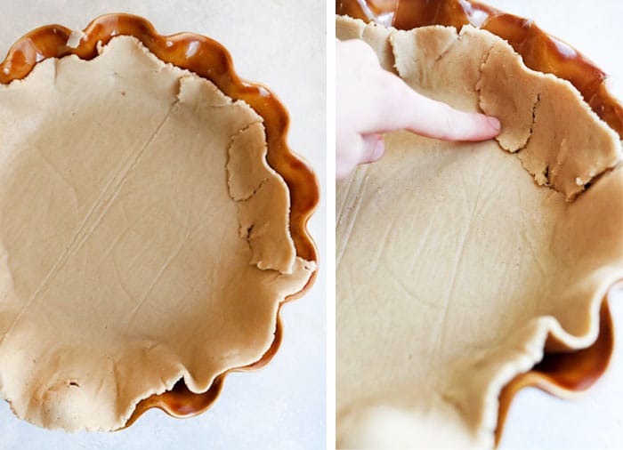 how to fix broken pie crust