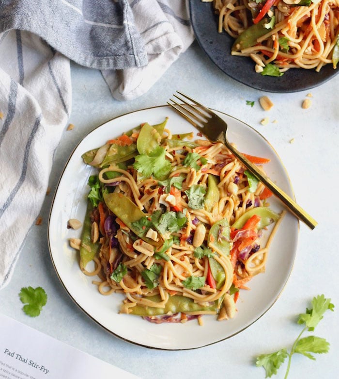 pad thai stiry fry from the Instant Pot