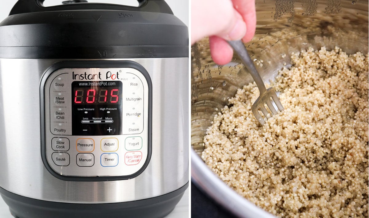 Pressure Cooker Quinoa (Instant Pot Method) - Foolproof Living