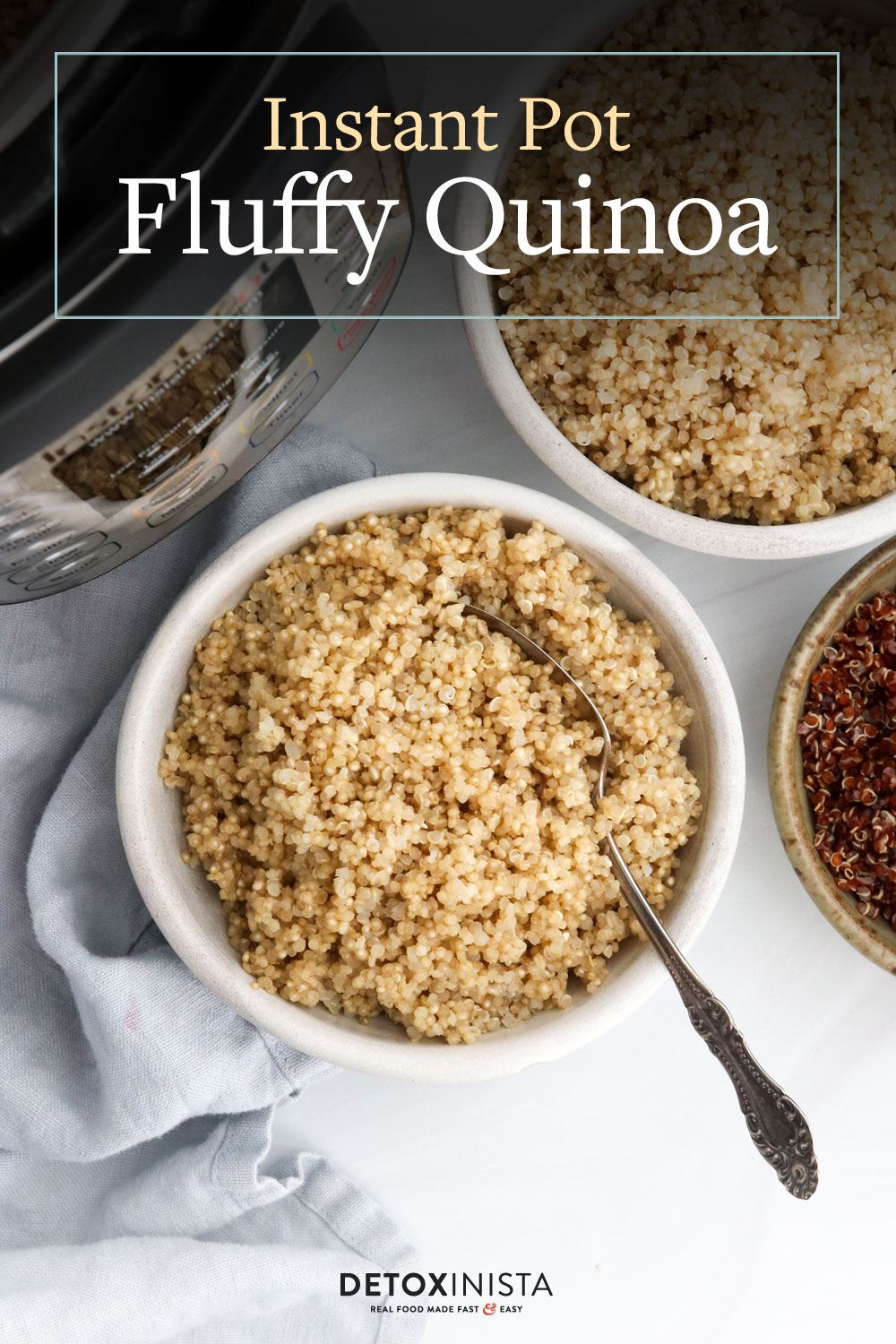 Instant Pot Quinoa (in 1 minute!) - Detoxinista