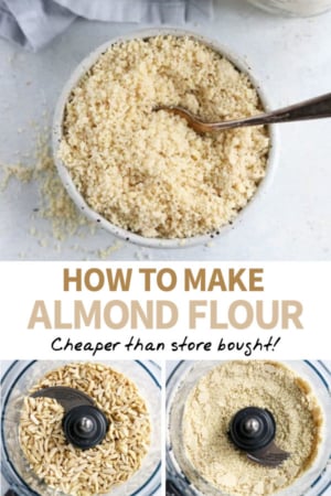 how to make almond flour Pinterest pin