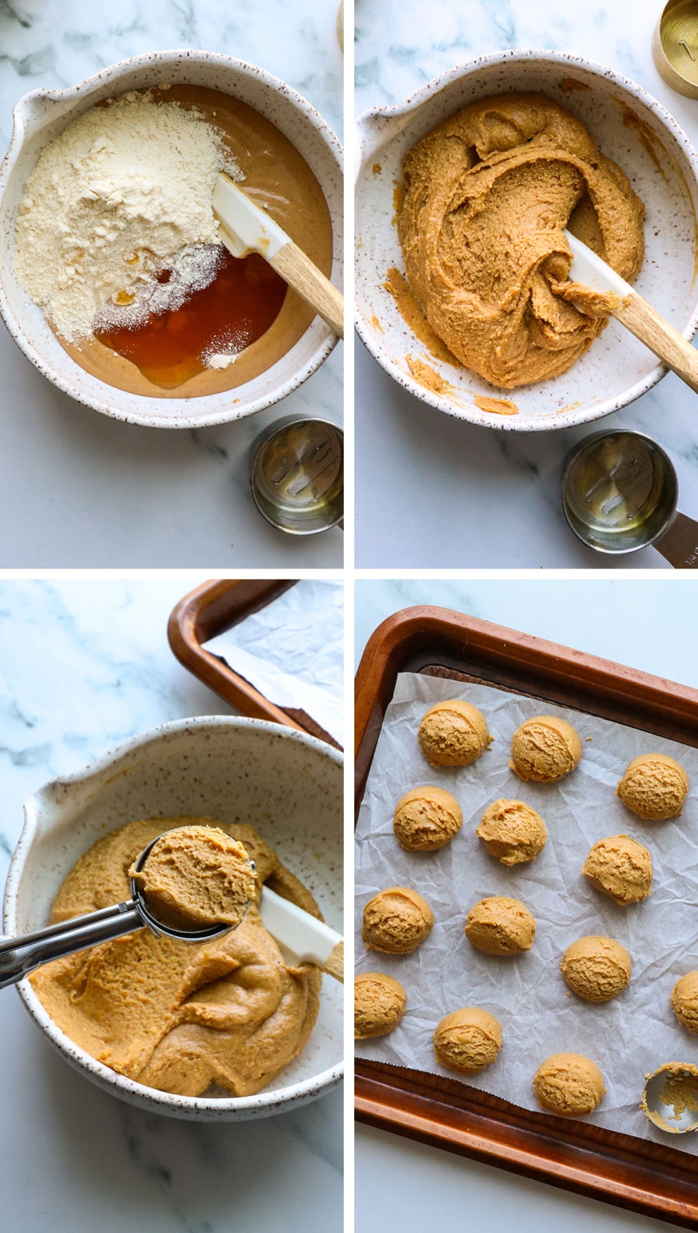 peanut butter and coconut flour mixed and rolled into balls.