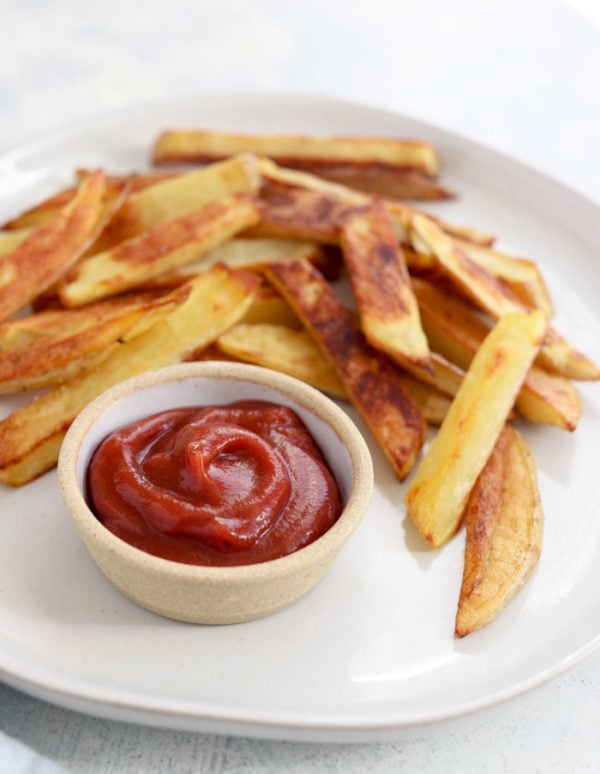 homemade ketchup with french fries