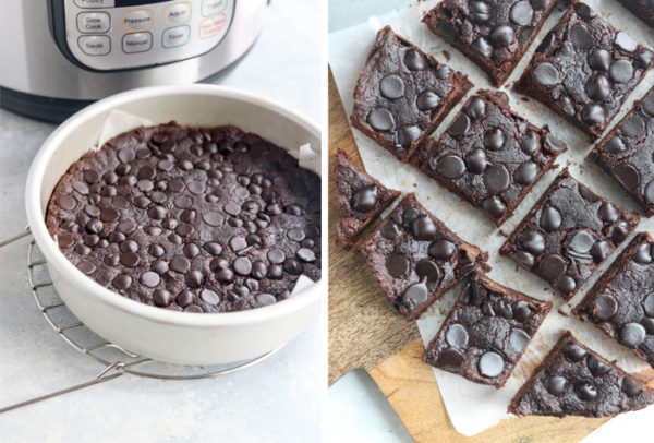 cooling instant pot brownies