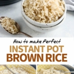 instant pot brown rice