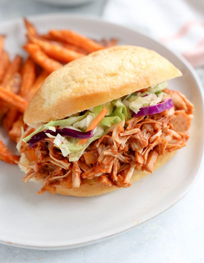 jackfruit pulled pork sandwich