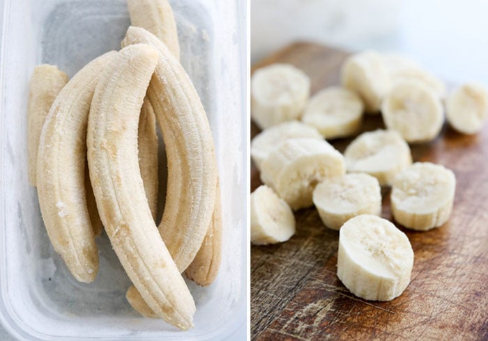 frozen bananas for smoothie