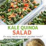 kale quinoa salad pin