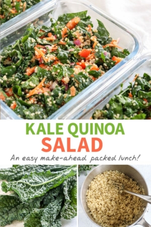 kale quinoa salad pin