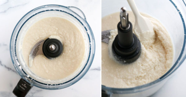 grainy coconut butter in food processor
