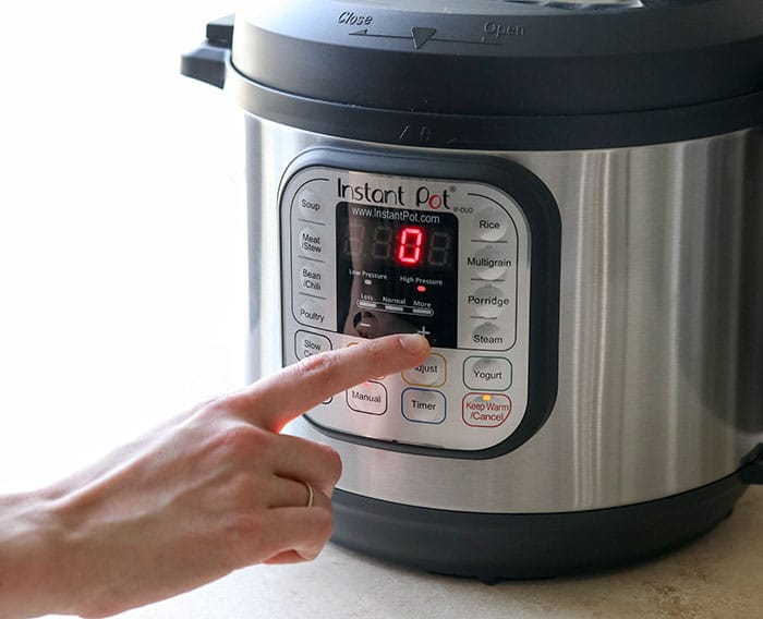 zero minute Instant Pot cooking cycle