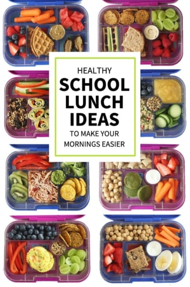 healthy school lunch ideas pin