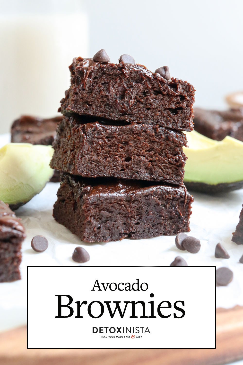 Flourless Avocado Brownies Detoxinista
