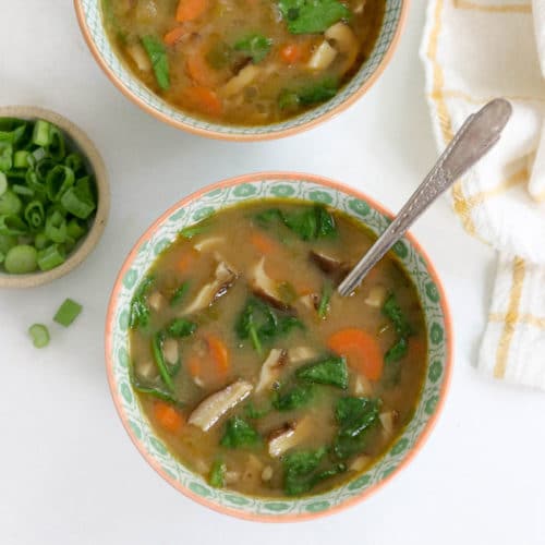 Chicken and Vegetable Miso Soup Recipe