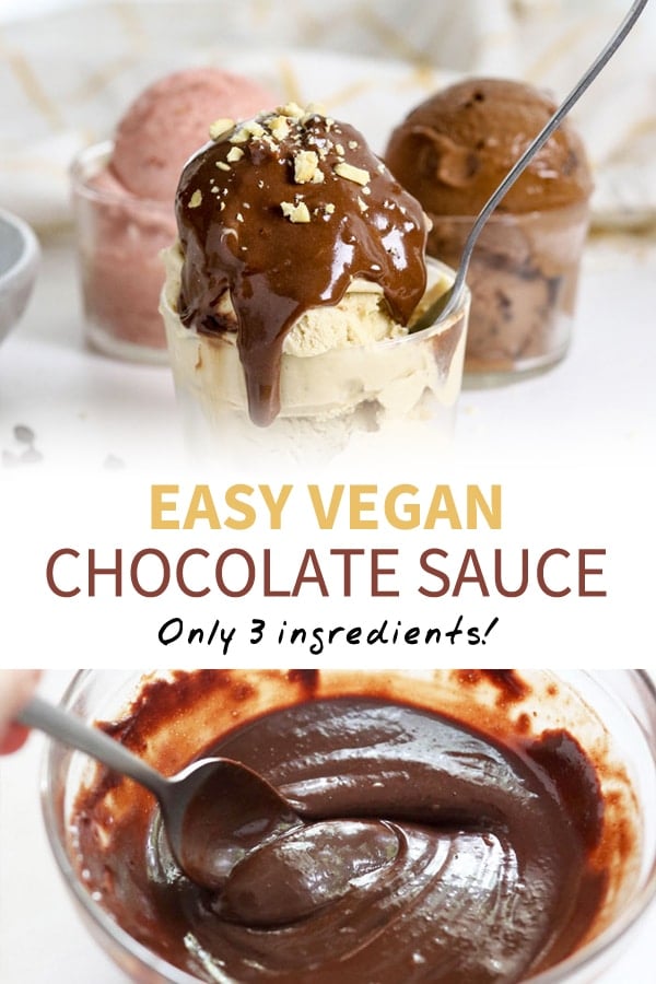 Vegan Chocolate Sauce (Only 3 ingredients!) - Detoxinista