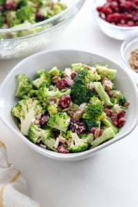 broccoli salad with cranberries