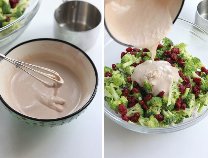 tahini dressing for broccoli salad