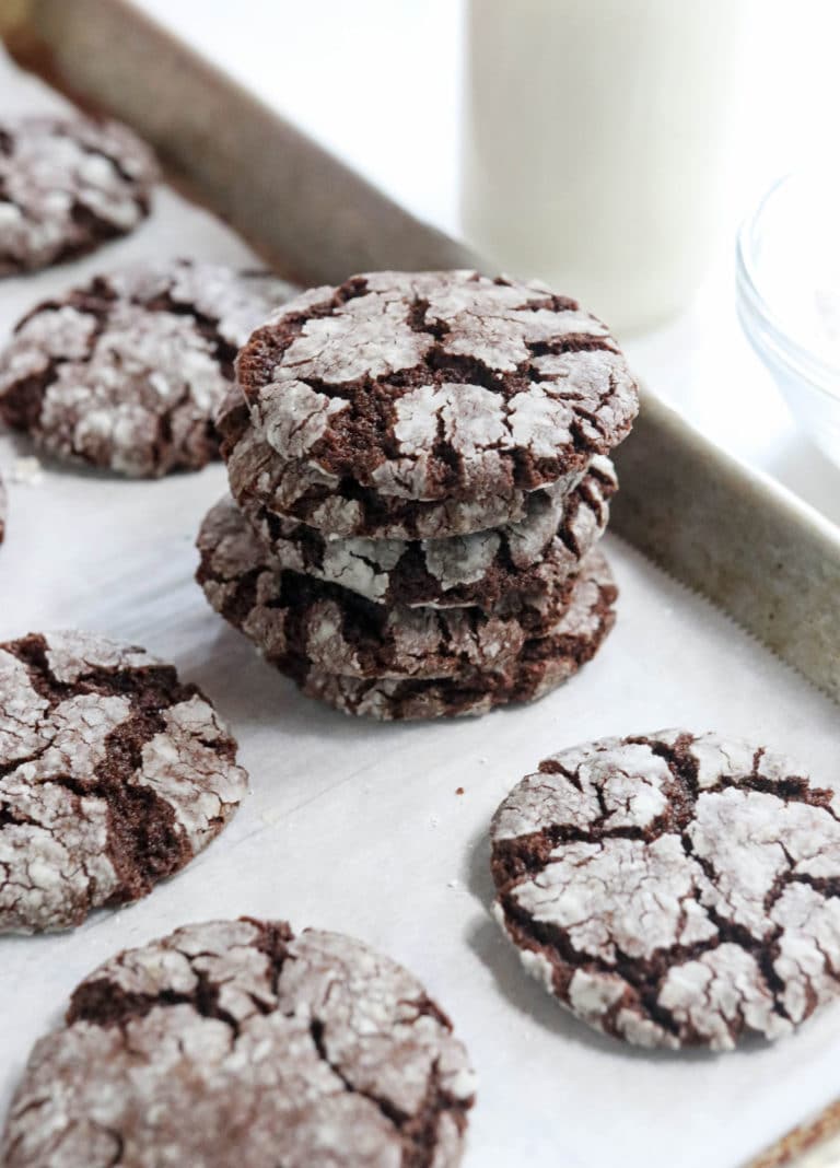 Vegan Chocolate Crinkle Cookies (Gluten-Free) - Detoxinista