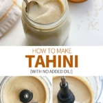 tahini pin for pinterest