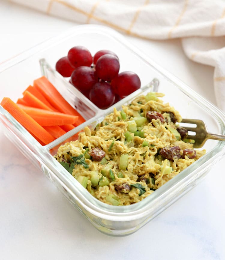 Meal Prep Chicken Salad Lunch Boxes