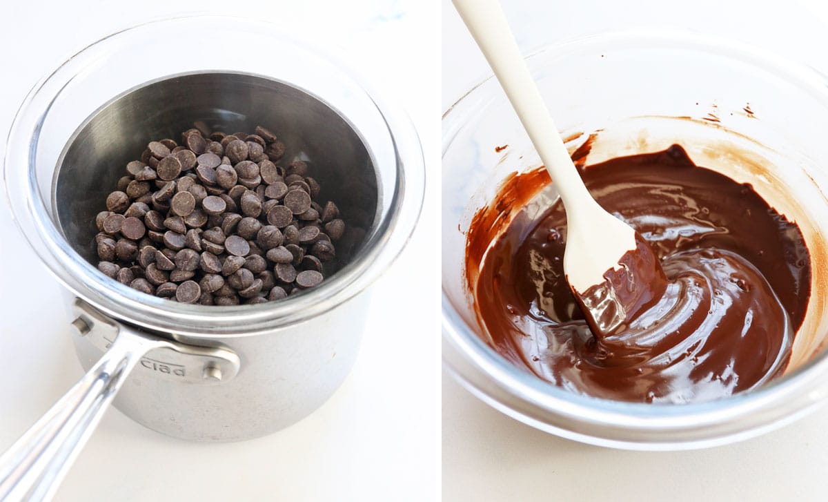 how to melt chocolate chips