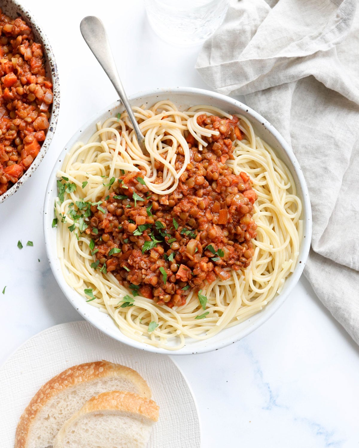 Easy Lentil Bolognese (Vegan!) | Recipe Cart