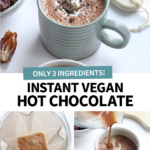 vegan hot chocolate pin