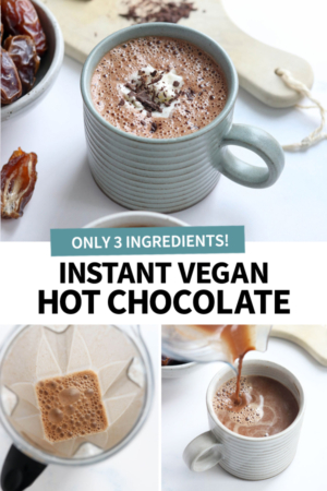 vegan hot chocolate pin