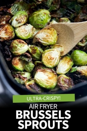 air fryer brussels sprouts pin