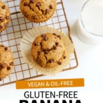 gluten free banana muffins pin