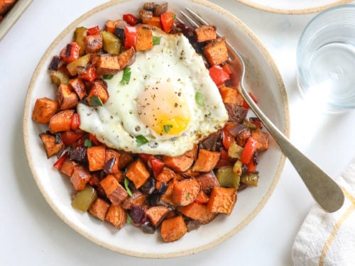 Eggs Sweet Potato Sheet Pan Breakfast — Eatwell101